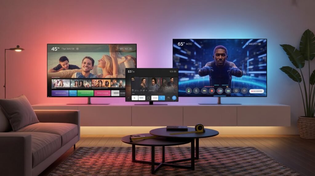 Qual o Tamanho de TV Ideal para Sua Sala Guia de Compra de 43, 55 e 65 polegadas (2)