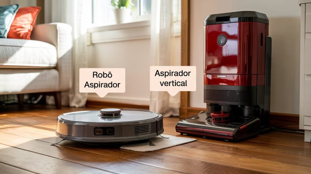 Robô Aspirador vs. Aspirador Vertical Qual Limpa Melhor (1)