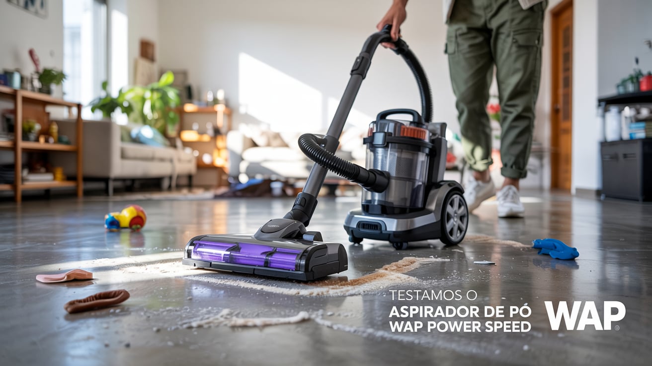 Testamos o Aspirador de Pó WAP Power Speed - Vale a Pena